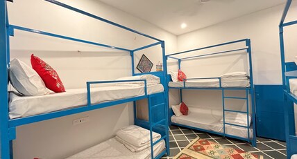 Hachi Hostel Jaisalmer Room Type - Mixed Red Dorm | 6 Bed Dorm with AC and Free Wifi