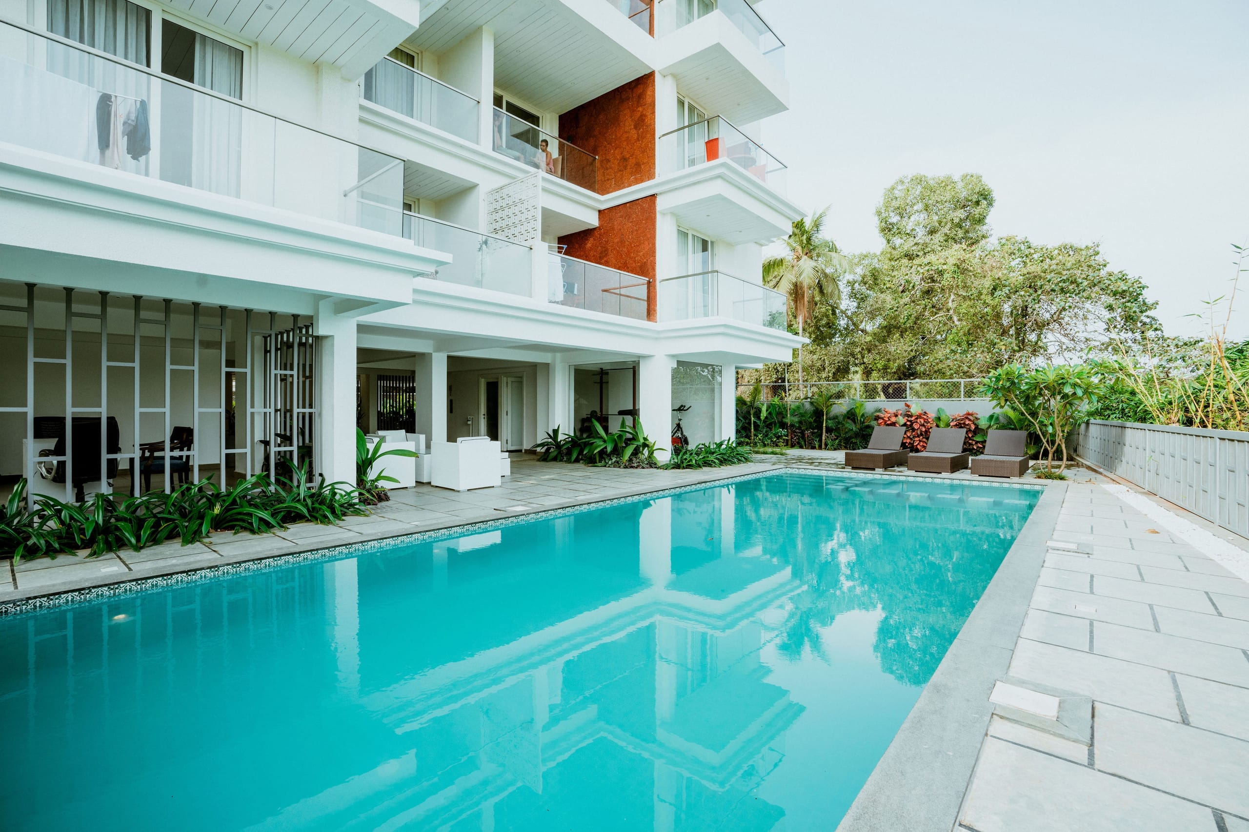 Ultra Luxury Apartment in Calangute Pool View - Tap to explore photos