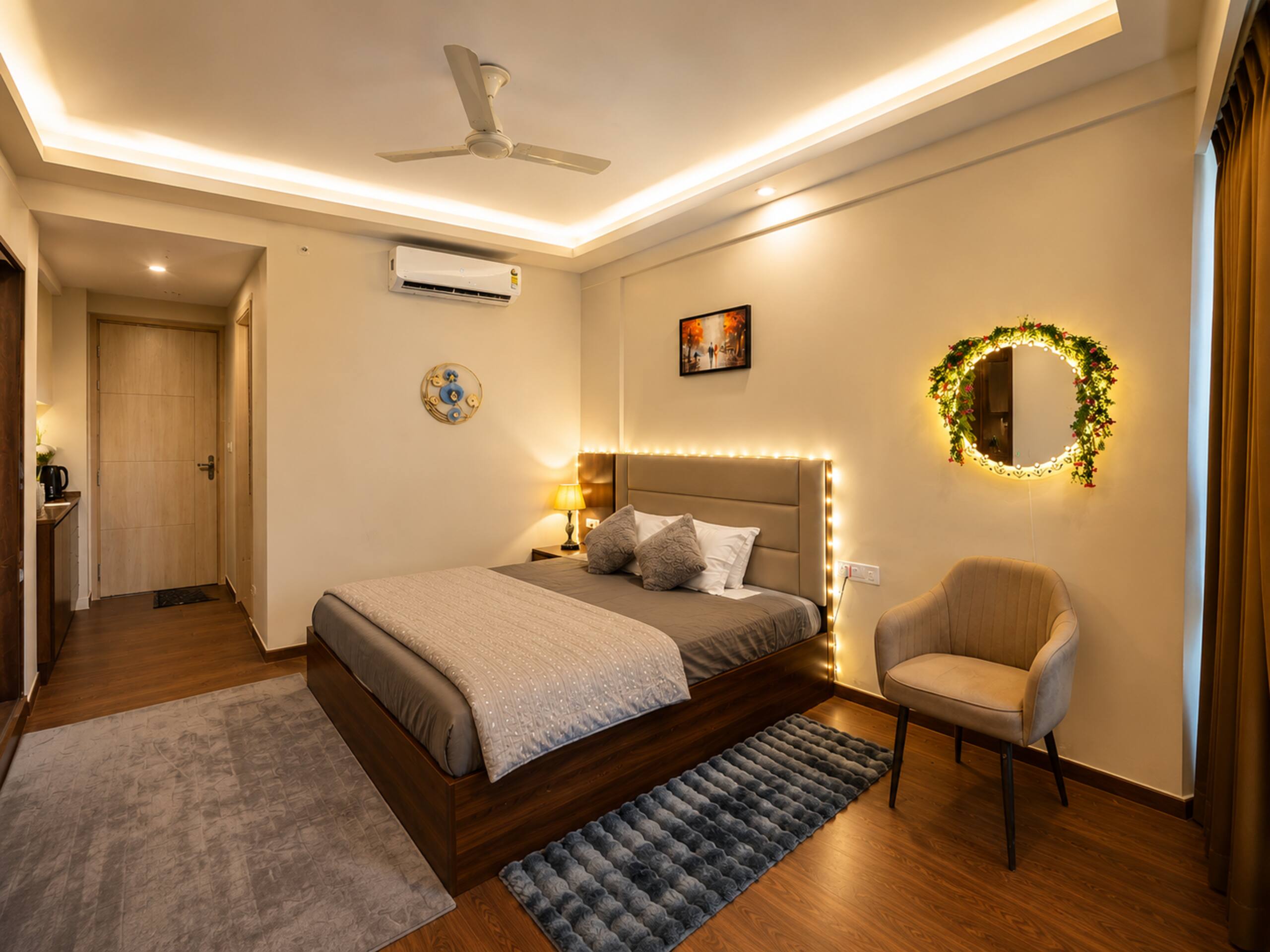 Golden Bliss studio | Private balcony with Best city view - Tap to explore photos