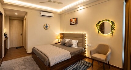 Golden Bliss studio | Private balcony with Best city view Room Type - Golden Bliss studio | Private balcony with Best city view
