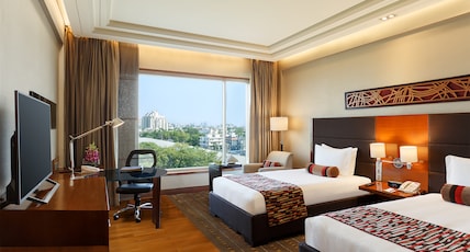 Crowne Plaza Today Gurugram,an IHG Hotel Room Type - Deluxe Pool View Twin Beds Smoking Crowne Plaza Today Gurugram,an IHG Hotel Room Type - Deluxe Pool View Twin Beds Smoking