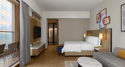 Le Meridien Navi Mumbai Room Type - Studio Room, Larger Studio, 2 Twin, City view, Balcony Le Meridien Navi Mumbai Room Type - Studio Room, Larger Studio, 2 Twin, City view, Balcony