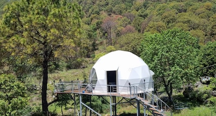 Aarin Jungle Retreat Room Type - Luxury Geodesic Dome with Bathtub(AC)