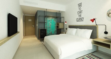 Rove La Mer Room Type - Rover Room - 36-Hour Staycation with 09:00 AM Early Check-in and 09:00 PM Late Checkout Rove La Mer Room Type - Rover Room - 36-Hour Staycation with 09:00 AM Early Check-in and 09:00 PM Late Checkout