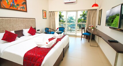 7 Apple Resort, Lonavala Room Type - Garden View Deluxe Room with Balcony 7 Apple Resort, Lonavala Room Type - Garden View Deluxe Room with Balcony