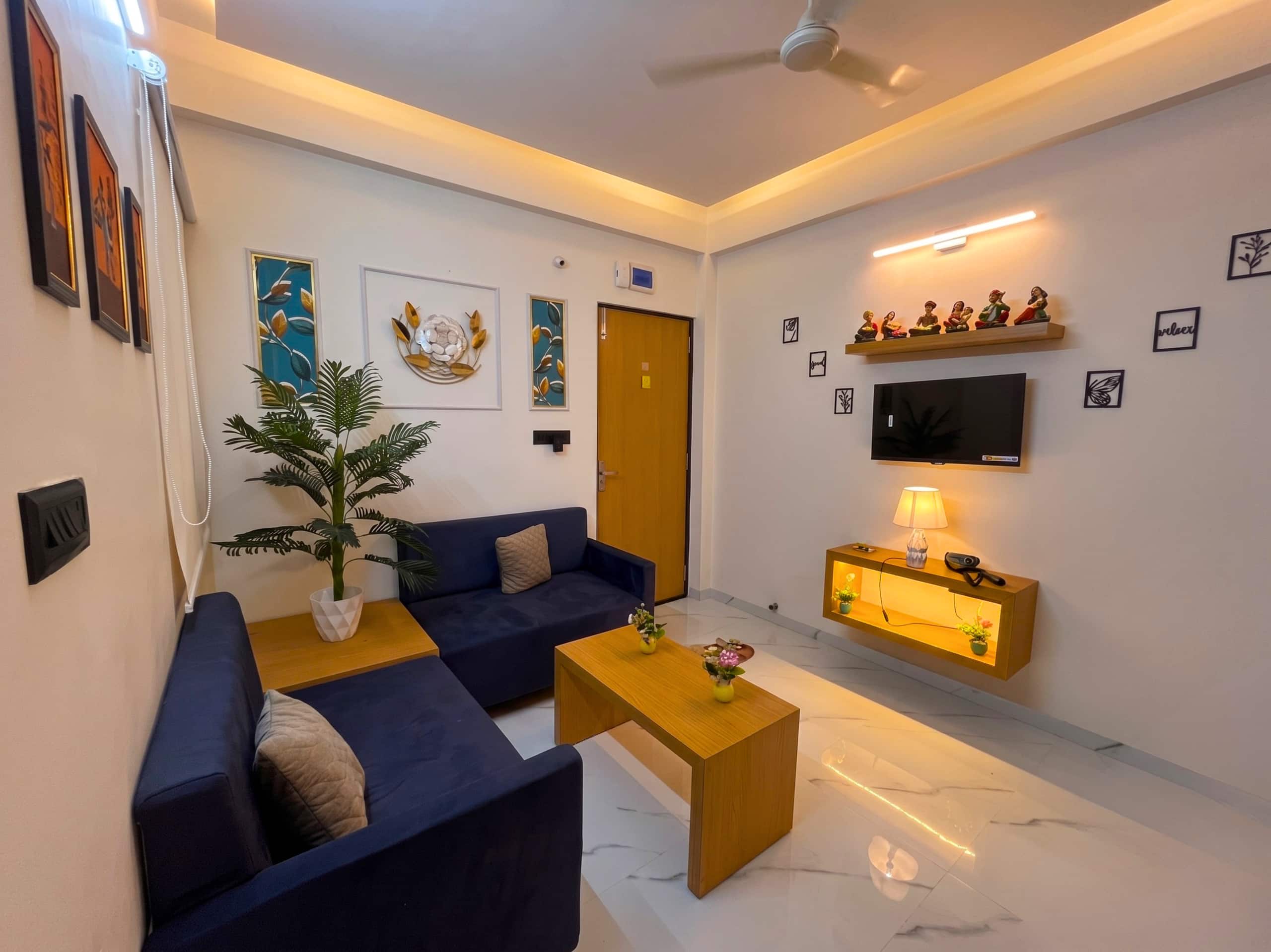 H D Stays Couple friendly Cozy 1 BHK Apartment - Tap to explore photos