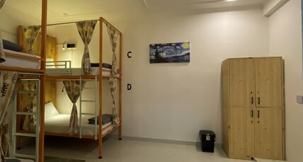 Live Free Hostel | Rooms & Dorms Room Type - Bed in 4-Bed Mixed Dormitory Room