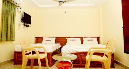 SHUBHANGA RESIDENCY  Room Type - Deluxe Room  AC For 4 People