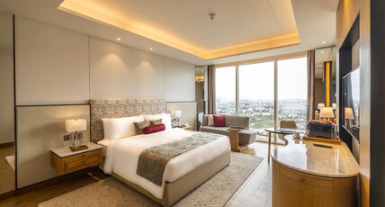 The Leela Bhartiya City Bengaluru Room Type - Royal Club Room with Bath Tub