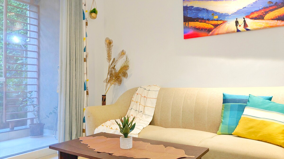Aqua'Ria 1bhk | Pool | Nr Thalassa Vagator - Tap to explore photos
