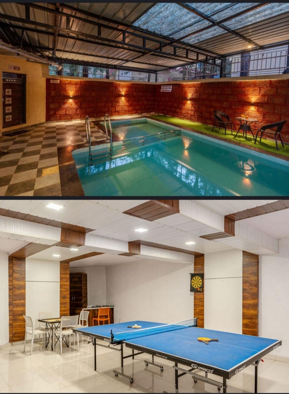 Hillside Crest Villa 5 BHK With swimming pool indoor games - Tap to explore photos