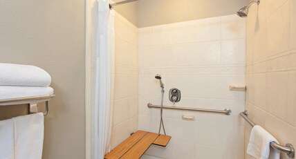 Holiday Inn Express Hotel & Suites Wharton Room Type - 1 King Bed Suite Comm Access Roll Shower