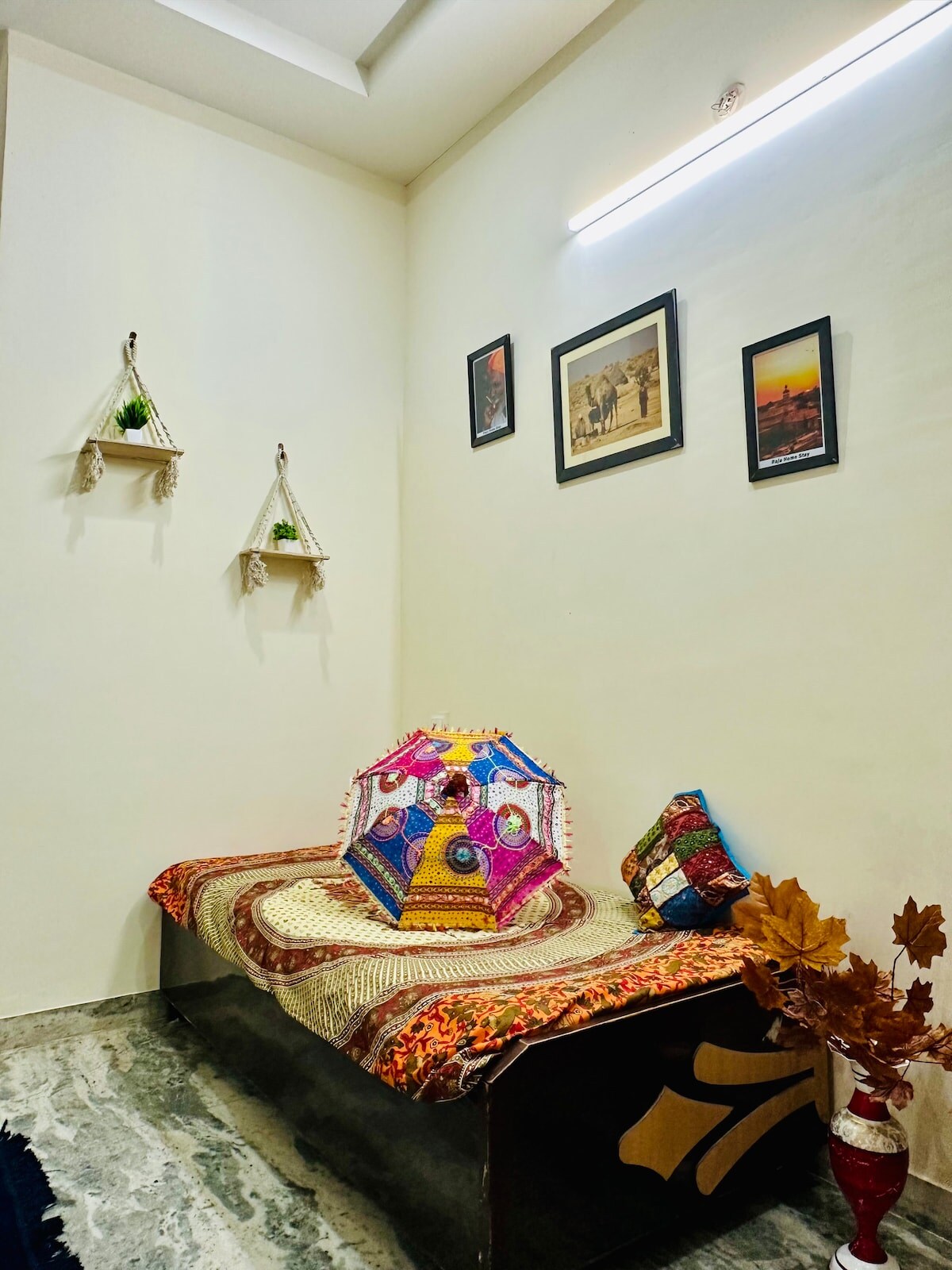 Raja Homestay 2BHK with sunset from terrace - Tap to explore photos