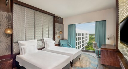 Pullman New Delhi Aerocity Room Type - Executive Club Twin Room - Lounge Access With Cocktail Hours Pullman New Delhi Aerocity Room Type - Executive Club Twin Room - Lounge Access With Cocktail Hours