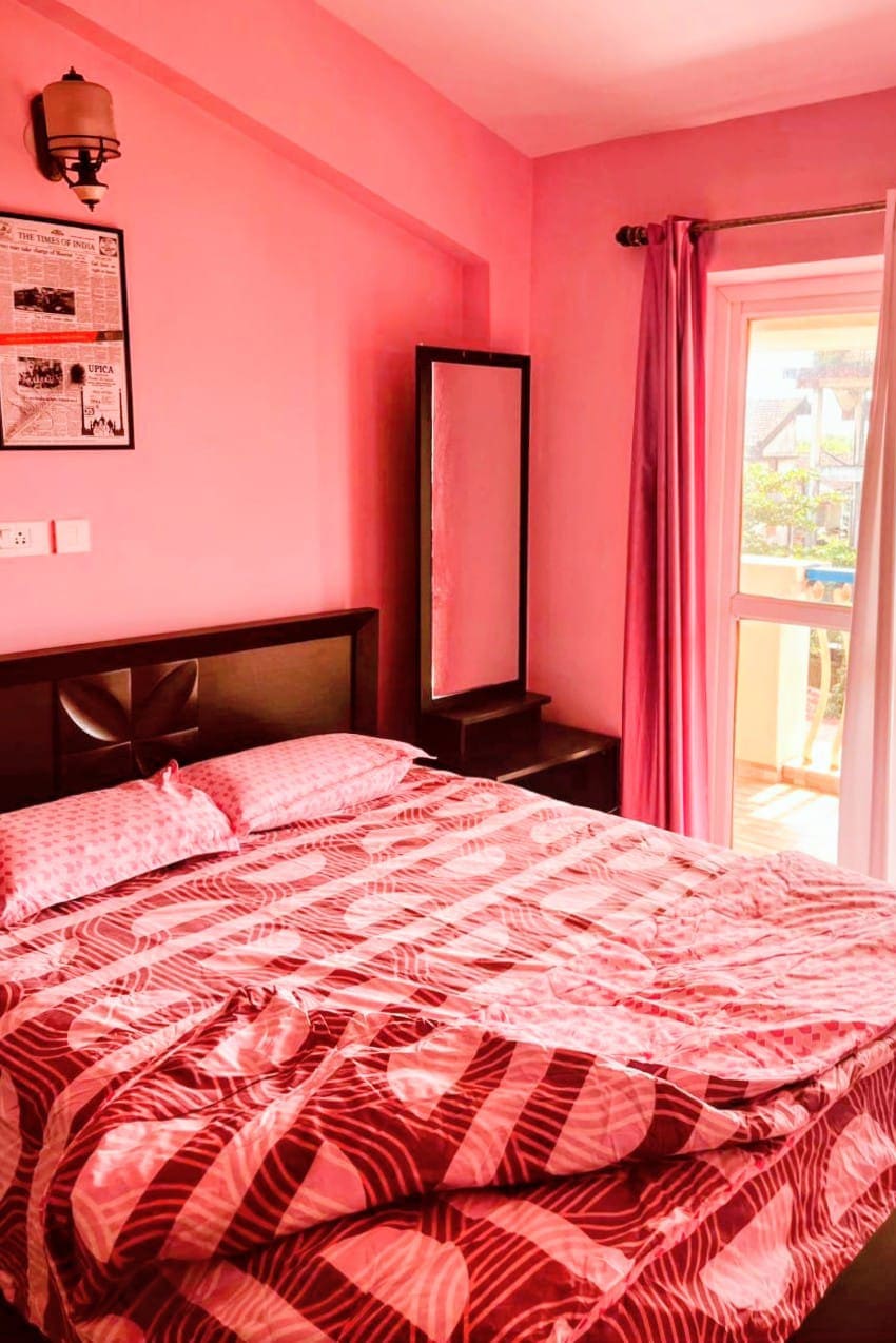 Cozy Apartment near Zalor Beach | Goa Getaway - Tap to explore photos