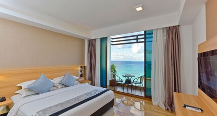 Arena Beach Hotel Room Type - Deluxe Double Room with Balcony and Sea View Arena Beach Hotel Room Type - Deluxe Double Room with Balcony and Sea View
