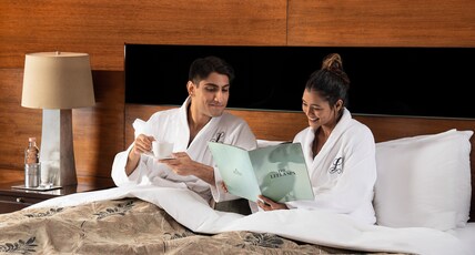 The Leela Ambience Gurugram Hotel & Residences - The Luxury Urban Sanctuary Room Type - Deluxe Room with King Bed | Bathtub The Leela Ambience Gurugram Hotel & Residences - The Luxury Urban Sanctuary Room Type - Deluxe Room with King Bed | Bathtub