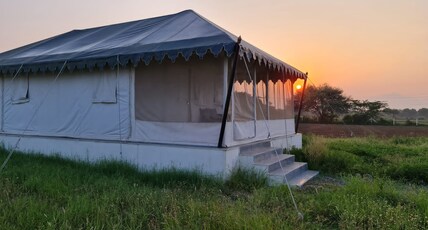 Leopard Paradise Jawai Room Type - Luxury Mountain View tent