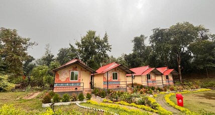 Palashgram Eco Resort Room Type - Garden View Cottage Room with Free Wifi and Balcony