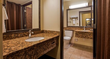 Best Western Plus Tree House Room Type - Accessible - 1 King, Mobility Accessible, Roll In Shower, Courtyard View Patio, Non-Smoking