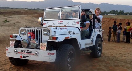 Pushkar Adventure Desert Camp Room Type - Swiss Tent & Cottage with 1 HourJEEP Safari