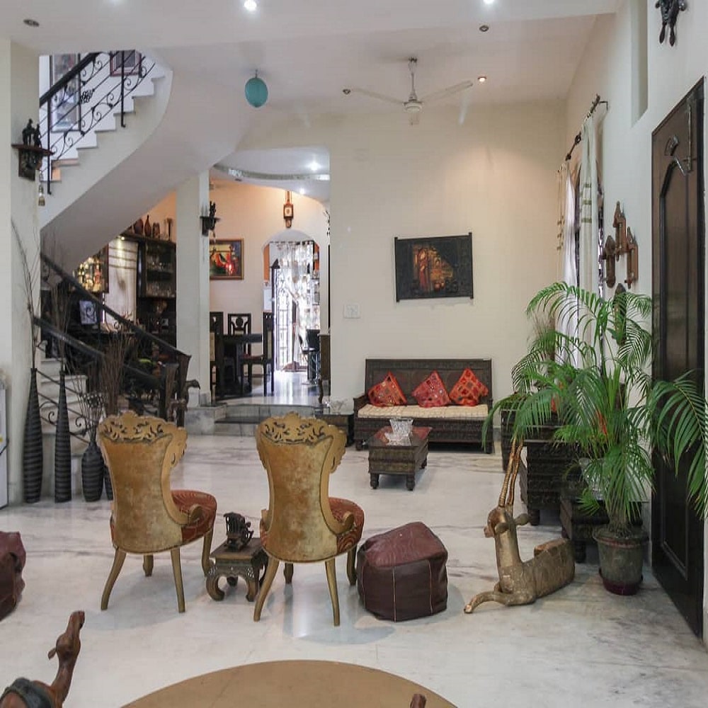 Khanna House Luxurious Marble Bungalow in Salt Lake - Tap to explore photos