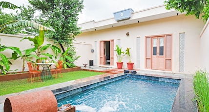 DanCenter Parijat Villas & Suites with Pvt Pool Udaipur Nathdwara Room Type - 3BHK Premium Villa with Private Pool and Garden DanCenter Parijat Villas & Suites with Pvt Pool Udaipur Nathdwara Room Type - 3BHK Premium Villa with Private Pool and Garden