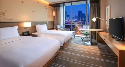 Hilton Garden Inn Ningbo Room Type - TWIN GUEST ROOM HIGH FLOOR