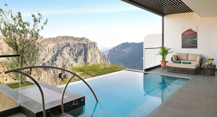 Hotel Indigo JABAL AKHDAR RESORT & SPA Room Type - 1 Bedroom Chalet Canyon View Private Pool Hotel Indigo JABAL AKHDAR RESORT & SPA Room Type - 1 Bedroom Chalet Canyon View Private Pool