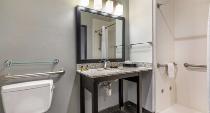 Best Western Plus Coweta's 1st Hotel Room Type - Suite-1 King Bed, Mobility Accessible, Roll In Shower, Sofabed, Non-Smoking, Full Breakfast Best Western Plus Coweta's 1st Hotel Room Type - Suite-1 King Bed, Mobility Accessible, Roll In Shower, Sofabed, Non-Smoking, Full Breakfast