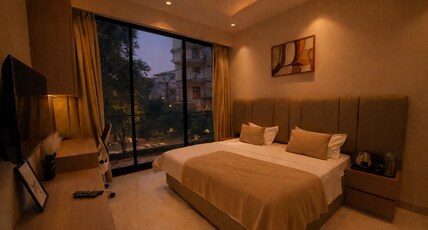 Ace Stayz Sector 57 Gurugram Room Type - Deluxe Room with Balcony