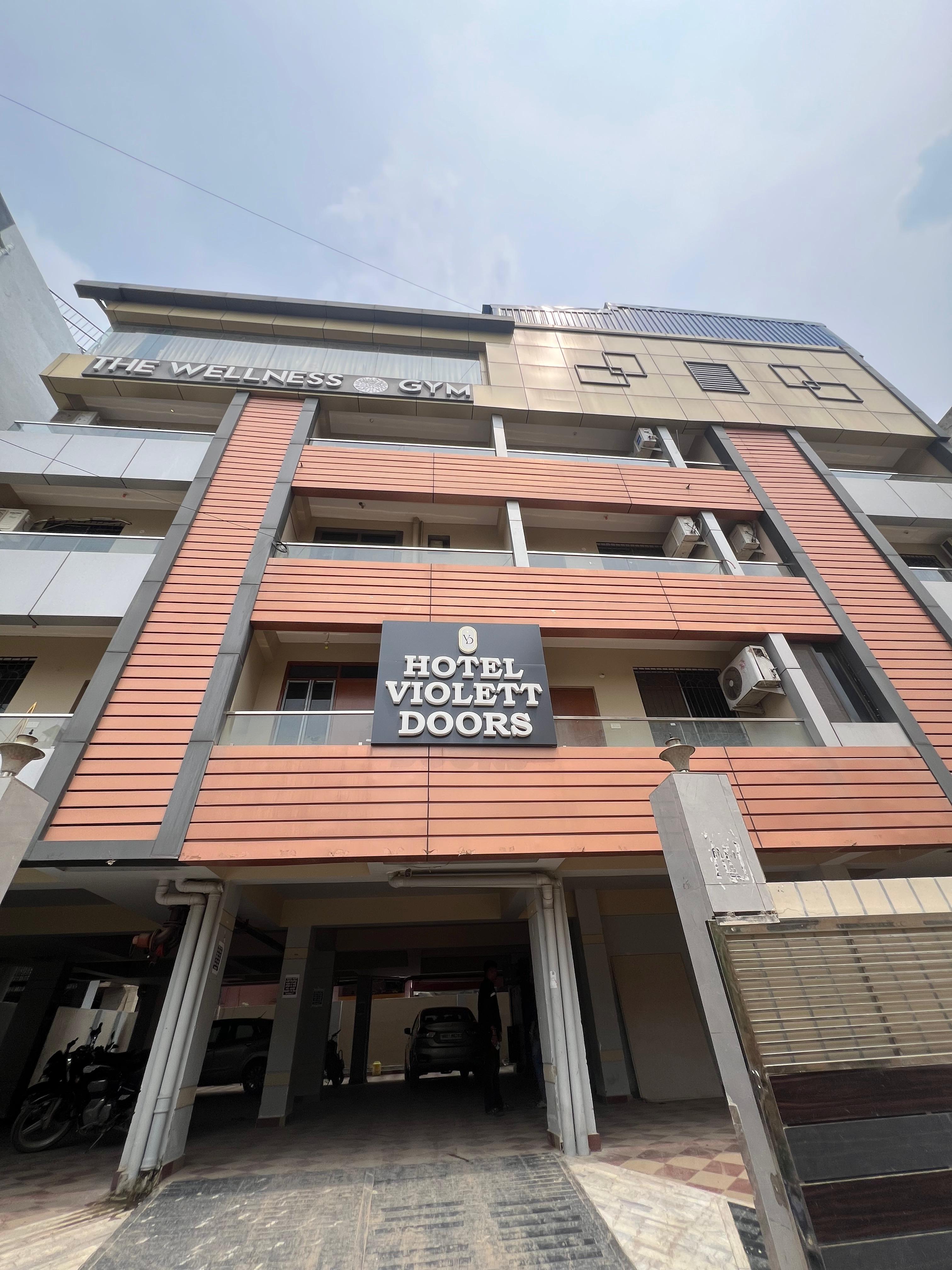Hotel Violett Doors - Tap to explore photos