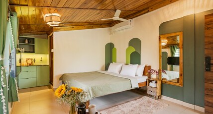 Studio Apartment W Pool Vagator Beach 5 min ride Room Type - Studio Apartment W Pool Vagator Beach 5 min ride