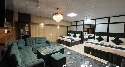 Hotel Tulsi Garden - Near Prem Mandir Vrindavan Room Type - Maharani Family Party Suite with One Big Bedroom (for 12 Guest) Hotel Tulsi Garden - Near Prem Mandir Vrindavan Room Type - Maharani Family Party Suite with One Big Bedroom (for 12 Guest)