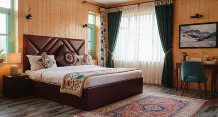 The Routes Pahalgam Room Type - Centrally Heated Room with Mountain View