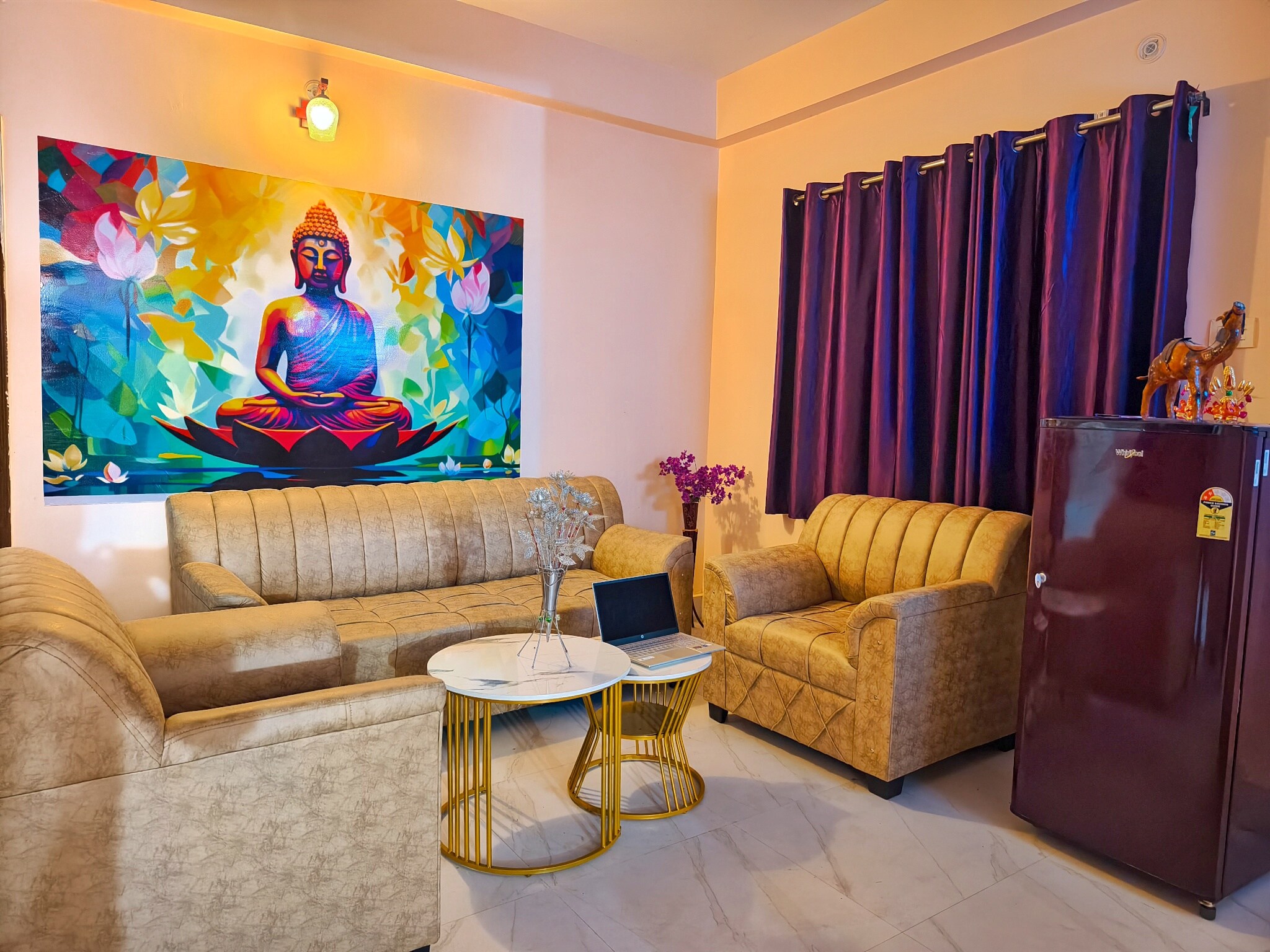 The Cloudy Stay | Entire 3BHK Apartment - Tap to explore photos