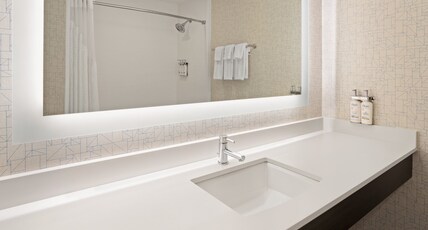 Holiday Inn Express Stony Brook, an IHG Hotel Room Type - 1 King Standard Communications Mobility Accessible Tub Holiday Inn Express Stony Brook, an IHG Hotel Room Type - 1 King Standard Communications Mobility Accessible Tub