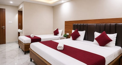 Shree Shyama Dham Near Prem Mandir, Vrindavan Room Type - Triple Bed room Shree Shyama Dham Near Prem Mandir, Vrindavan Room Type - Triple Bed room