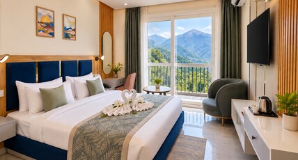 Roots & Peaks Wellness Hotel Room Type - Premium room with mountain view