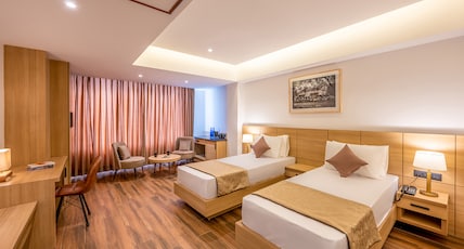 Hotel Vishranti - Luxury Collection @ Rajpur Road Room Type - Luxury Premium Twin Bed Room with Working Desk Hotel Vishranti - Luxury Collection @ Rajpur Road Room Type - Luxury Premium Twin Bed Room with Working Desk