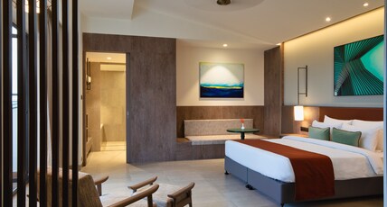 Amoravida by 7 Apple Resort (Near Mopa Airport) Room Type - Signature Suite Room with Balcony and Bathtub (Airport Pickup and Drop) Amoravida by 7 Apple Resort (Near Mopa Airport) Room Type - Signature Suite Room with Balcony and Bathtub (Airport Pickup and Drop)