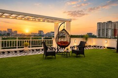 BluO Lake View 1BHK New Town - Terrace Garden