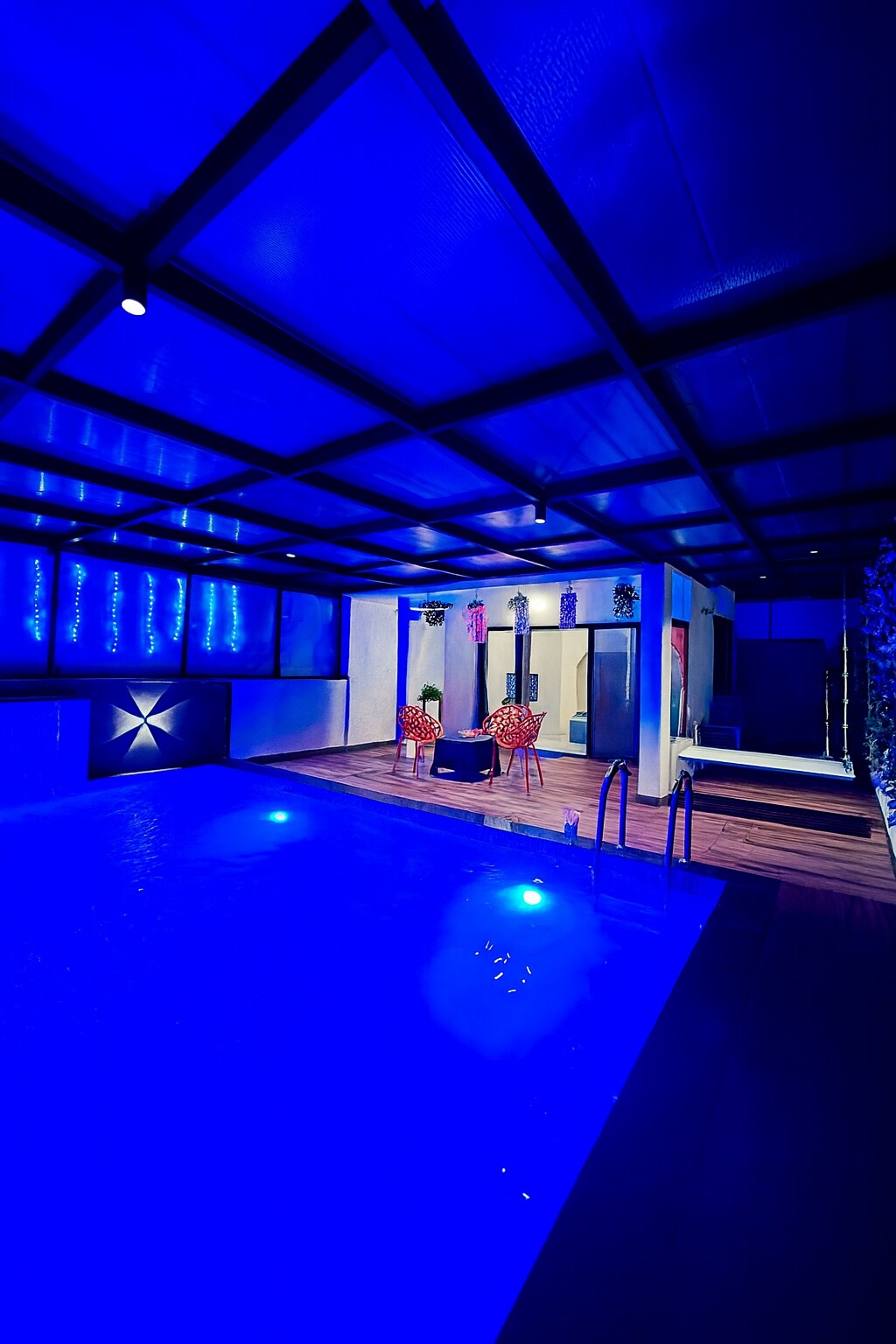 Asmeera Stays 2BHK Pinewood with swimming pool - Tap to explore photos