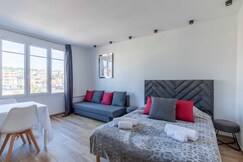 Large studio for 4 people near Port Deauville