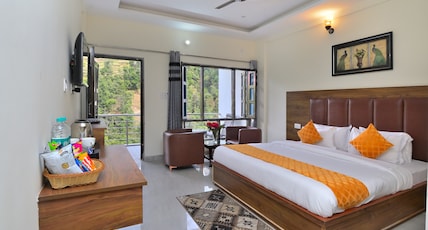 Hotel Dhanolti View by LA Riqueza Room Type - Super Deluxe Room With Balcony - View of Valleys and Mountains Hotel Dhanolti View by LA Riqueza Room Type - Super Deluxe Room With Balcony - View of Valleys and Mountains
