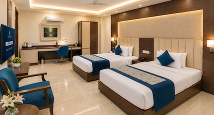 Hotel Cardinal Express Oxmo @ Delhi Airport By Luxury Group Room Type - Executive Twin Bed Hotel Cardinal Express Oxmo @ Delhi Airport By Luxury Group Room Type - Executive Twin Bed