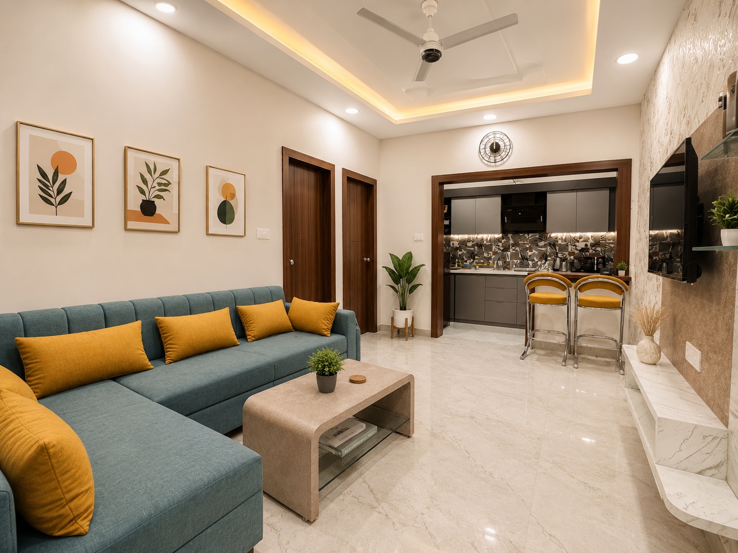 Home Escape Furnished 1BHKs | Mahalaxmi Nagar | - Tap to explore photos