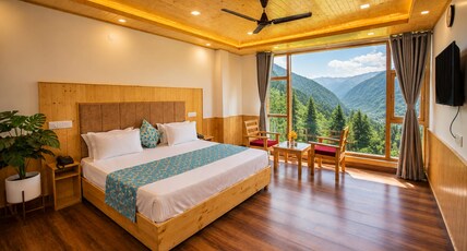 SNR Hotel Room Type - Super Delux Mountain View with Balcony SNR Hotel Room Type - Super Delux Mountain View with Balcony