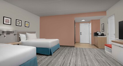 Hilton Garden Inn Raleigh Triangle Town Center Room Type - 2QN MOB HEARING ACC W TUB