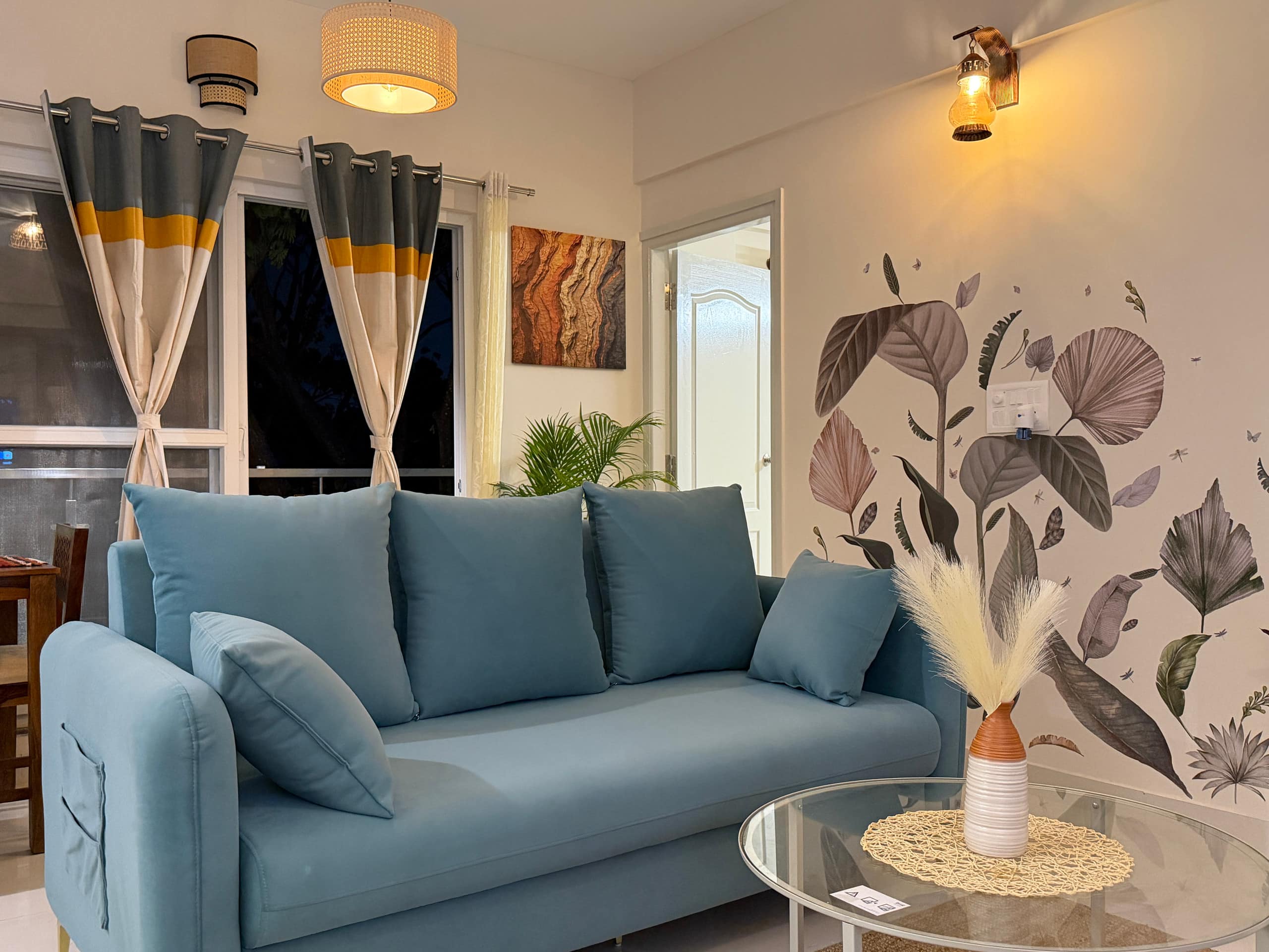 Zen Haven Calm Cozy 2BHK HSR - Tap to explore photos